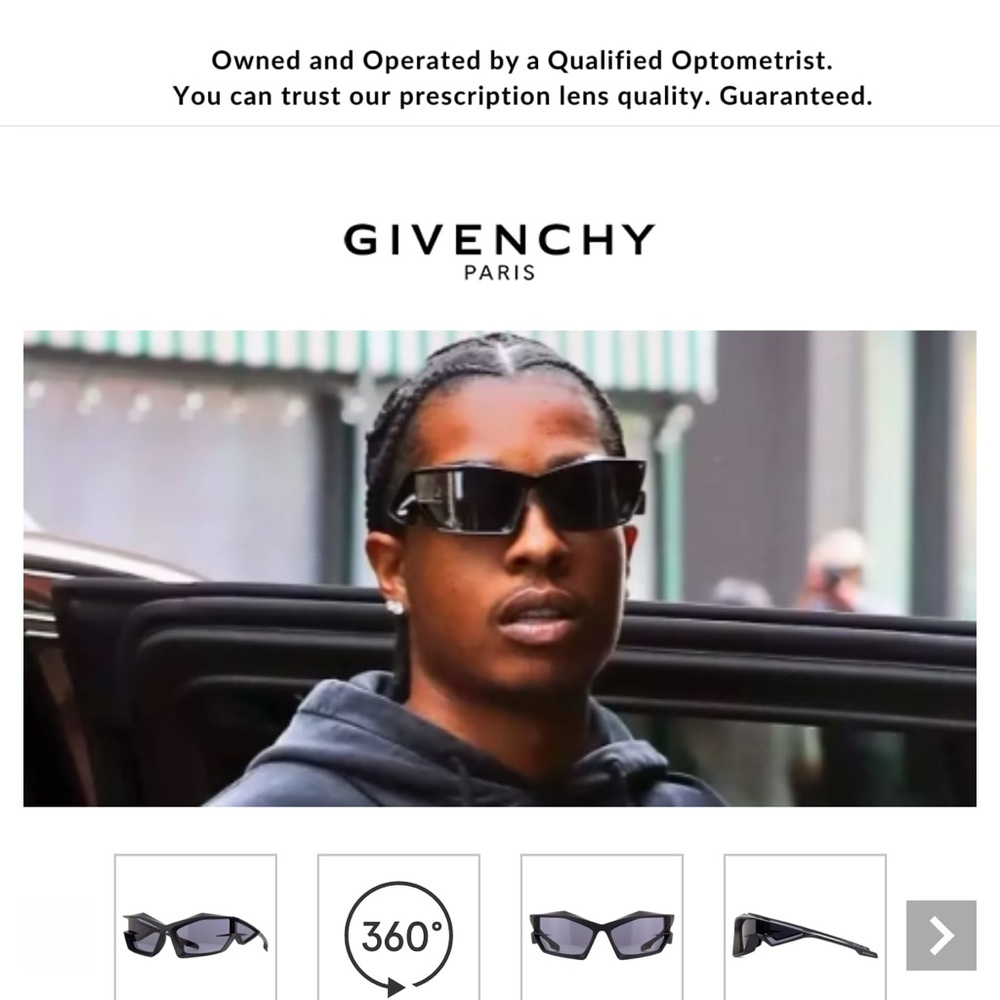 GIVENCHY
Smoke Irregular Men's Sunglasses
Item No. GV40049| 02A 69 (UNISEX) - Picture 4 of 10